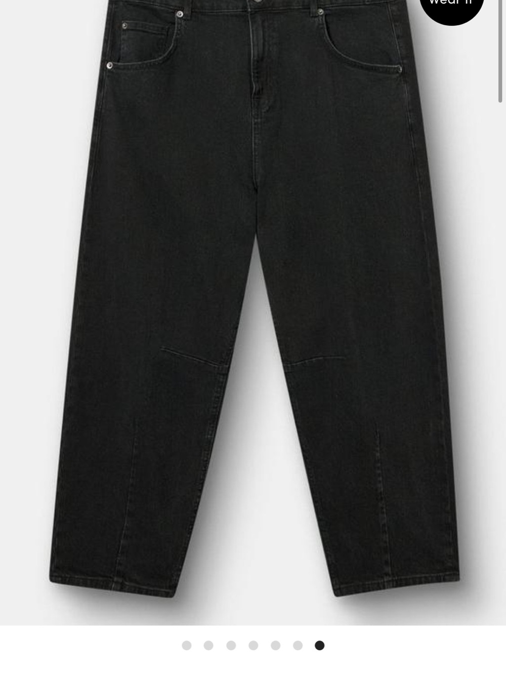 torrid High Rise Drappy Barrel Leg Jeans